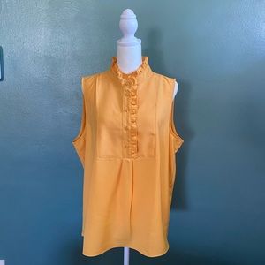 J Crew sleeveless blouse, size 16
